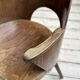 Lubomir Hofmann wooden armchair with armrests