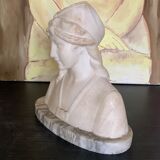 Alabaster bust