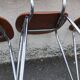 4 skaï chairs