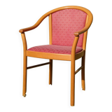 Beech and fabric chair