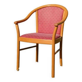 Chaise en hêtre et tissus