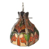 Stained glass pendant light