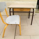 Vintage school desk and chair