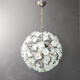 Mid-century glass sputnik chandelier, 1970s