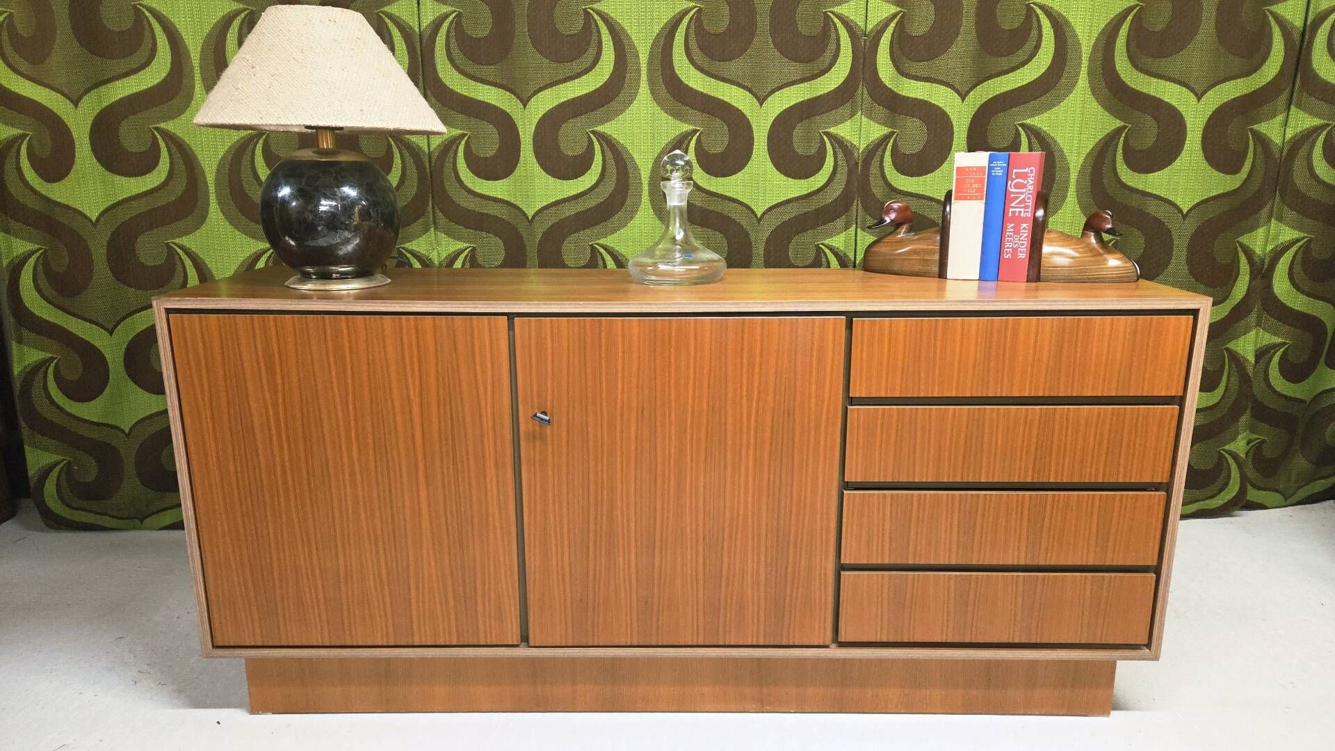 Enfilade allemande  teck  vintage 1960
