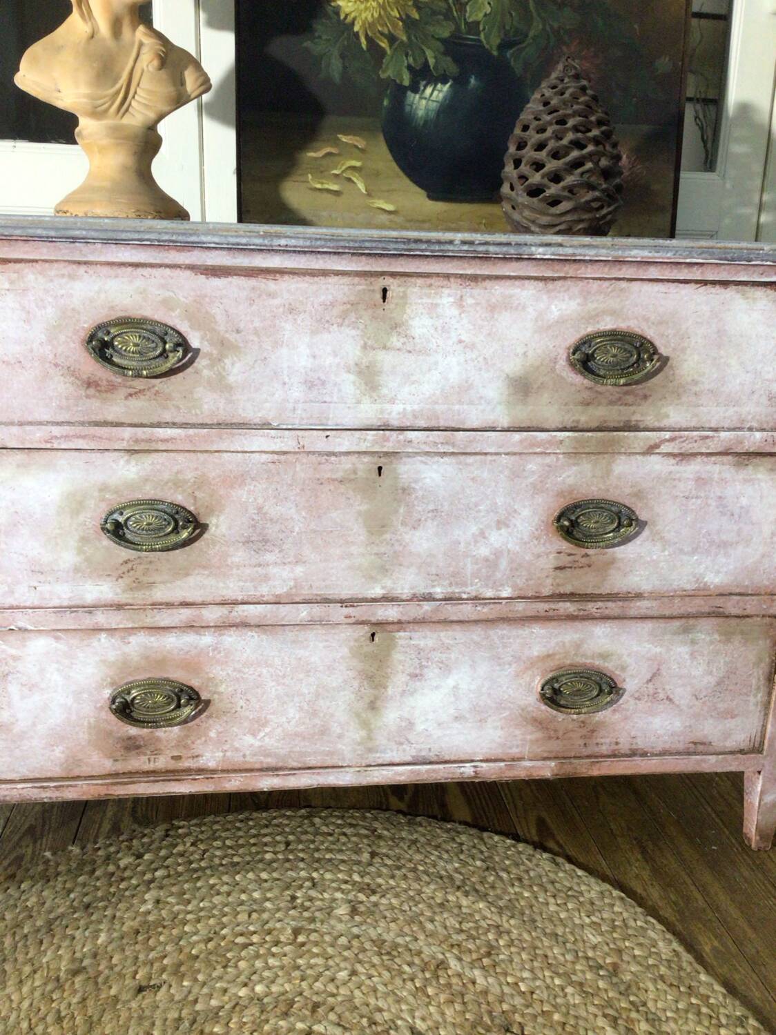 Early 20th century chest of drawers with old-fashioned patina