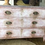 Early 20th century chest of drawers with old-fashioned patina