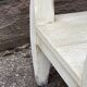 Small industrial look table commercial style drapier in 1900 shabby chic fir