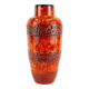 VASE des années 1960-70 de la période pop Scheurich rouge orange jaune bleu modèle 517-30