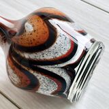 Vase en verre Opaline.