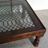 Table basse indienne authentique
