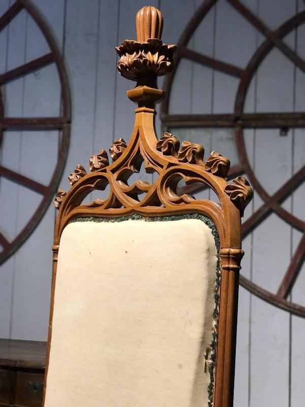 Gothic throne of the 19th century