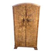 Petite armoire Art Déco 1930 en loupe d’orme