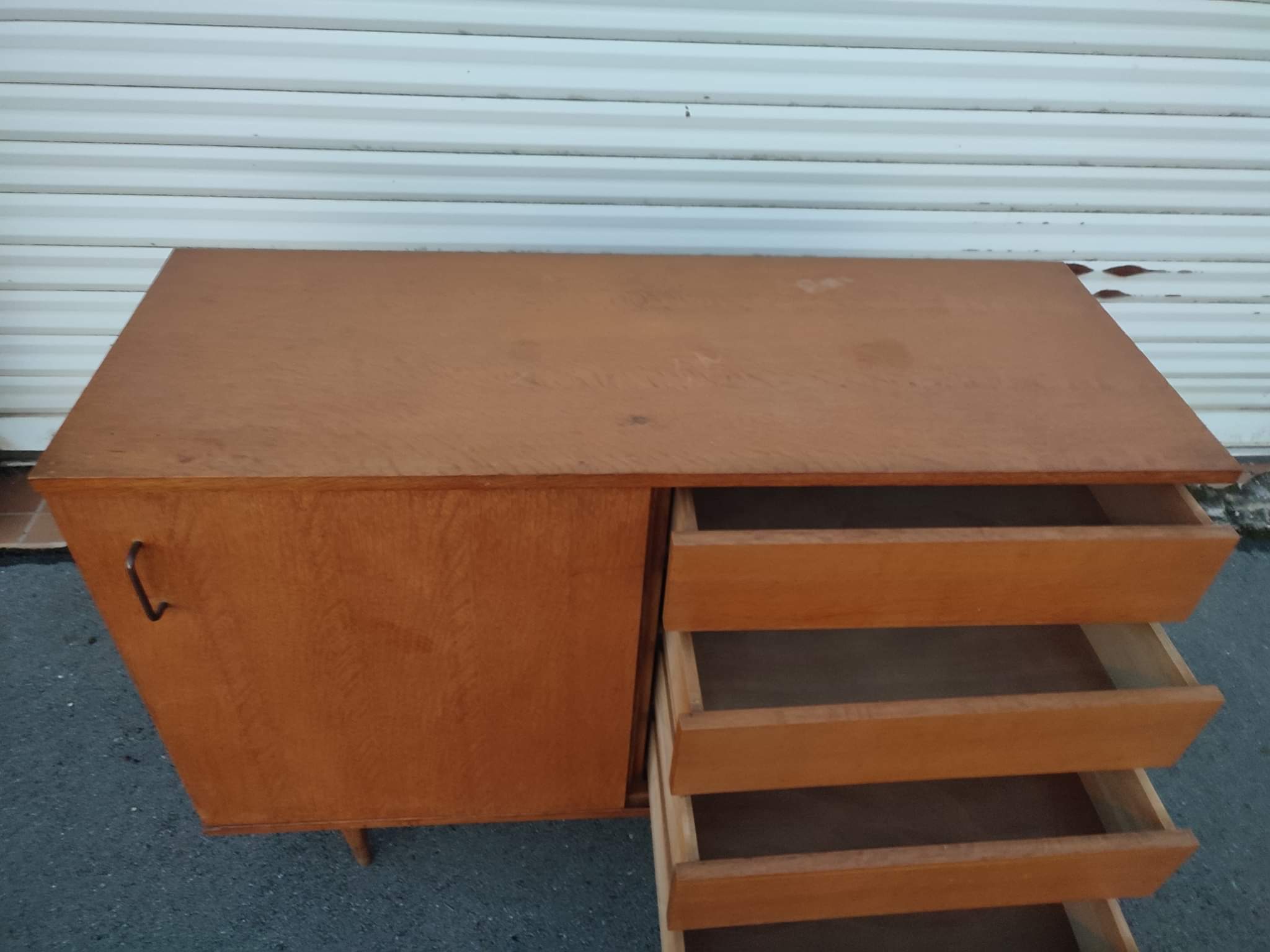 Old vintage danish scandinavian buffet