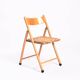 Vintage Italian straw folding chairs, set of 3