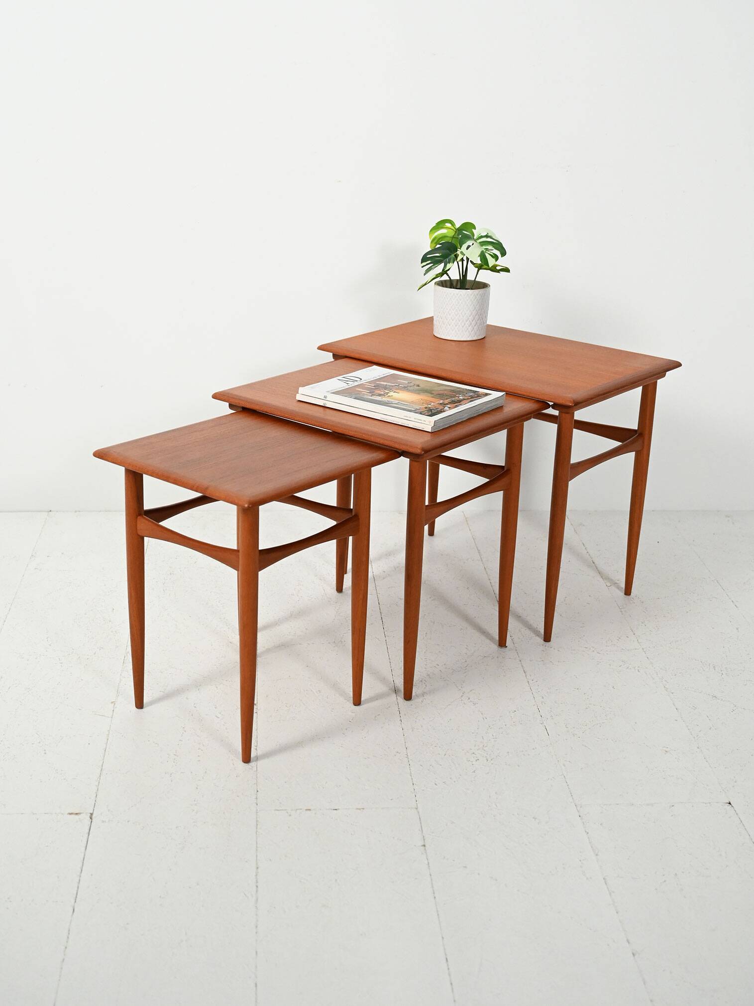 Scandinavian nesting tables from the 1950s–60s