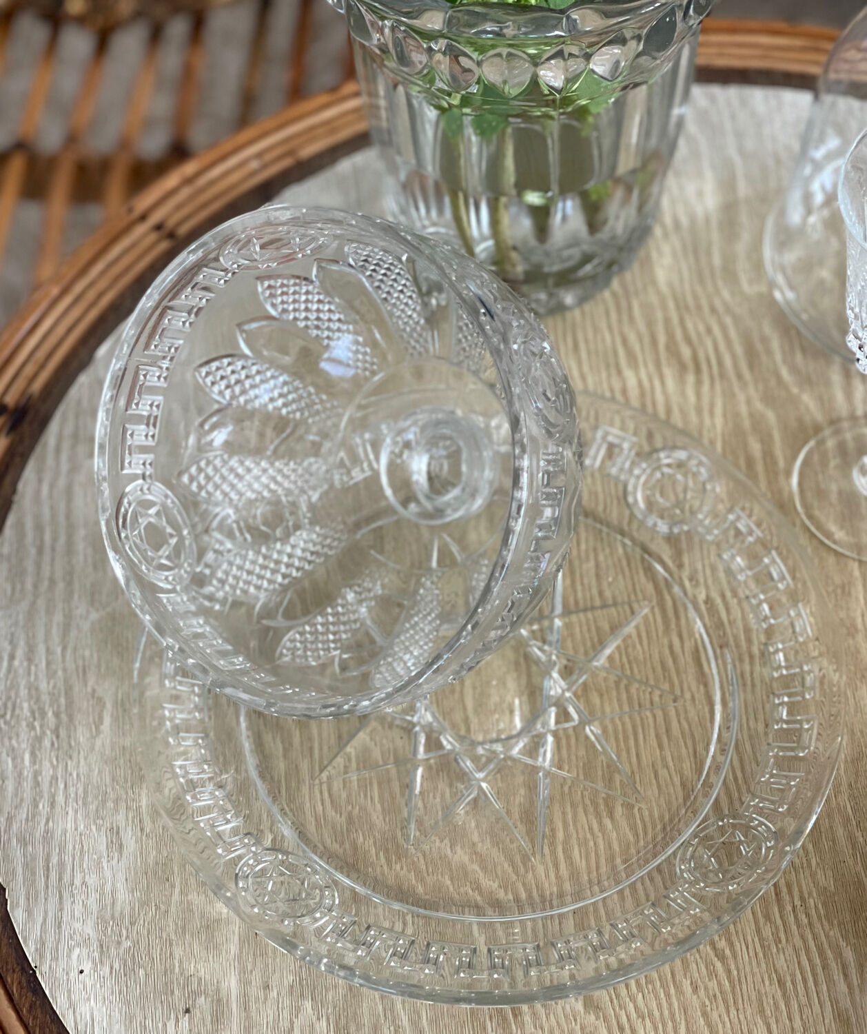 Reims crystal cheese platter