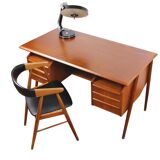 Lupela Ray/Cobra desk lamp from Fase Madrid, 1960s