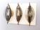 Smoked Glass and Brass Applique / Wall Light by Gino Paroldo