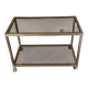 Coffee table, Roche Bobois console. 1970. 86x46.