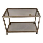 Coffee table, Roche Bobois console. 1970. 86x46.