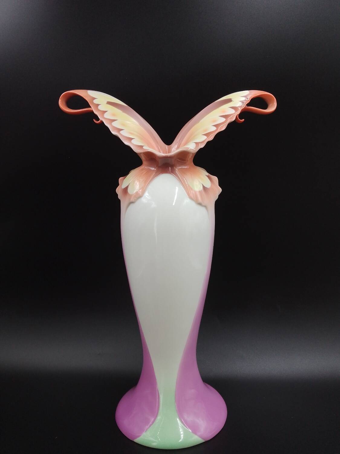 Fine porcelain vase collection franz papillon xp1692 jen woo