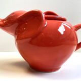 Objet Publicitaire Emblématique Théière en Céramique Éléphant Corail Lipton