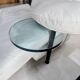 B & B Italia armchair model Arca from the 1980s in leather by Paolo Piva.