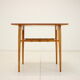 Mid-century solid wood table/ uluv, 1960's