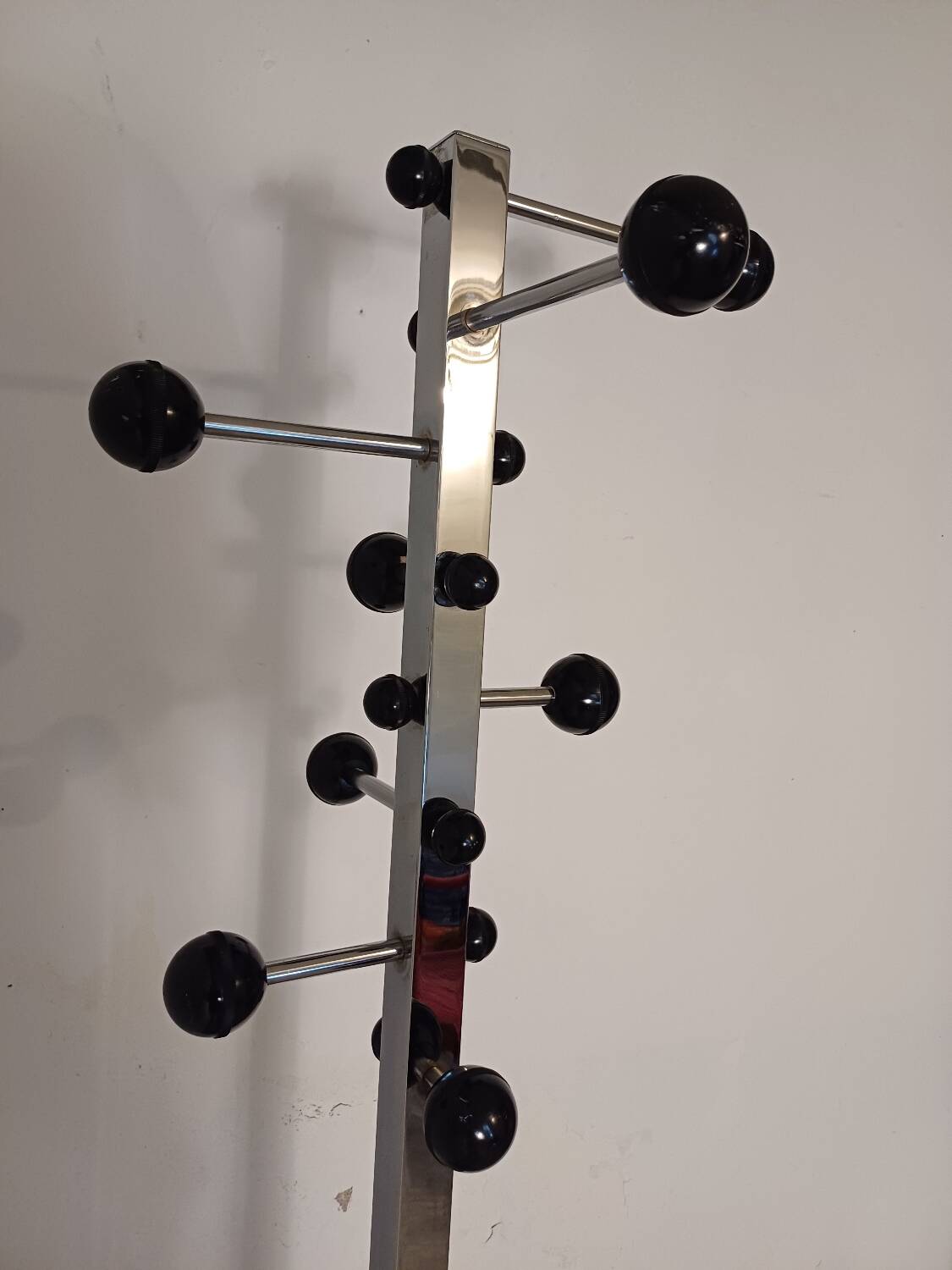 Chrome coat rack