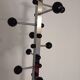 Chrome coat rack
