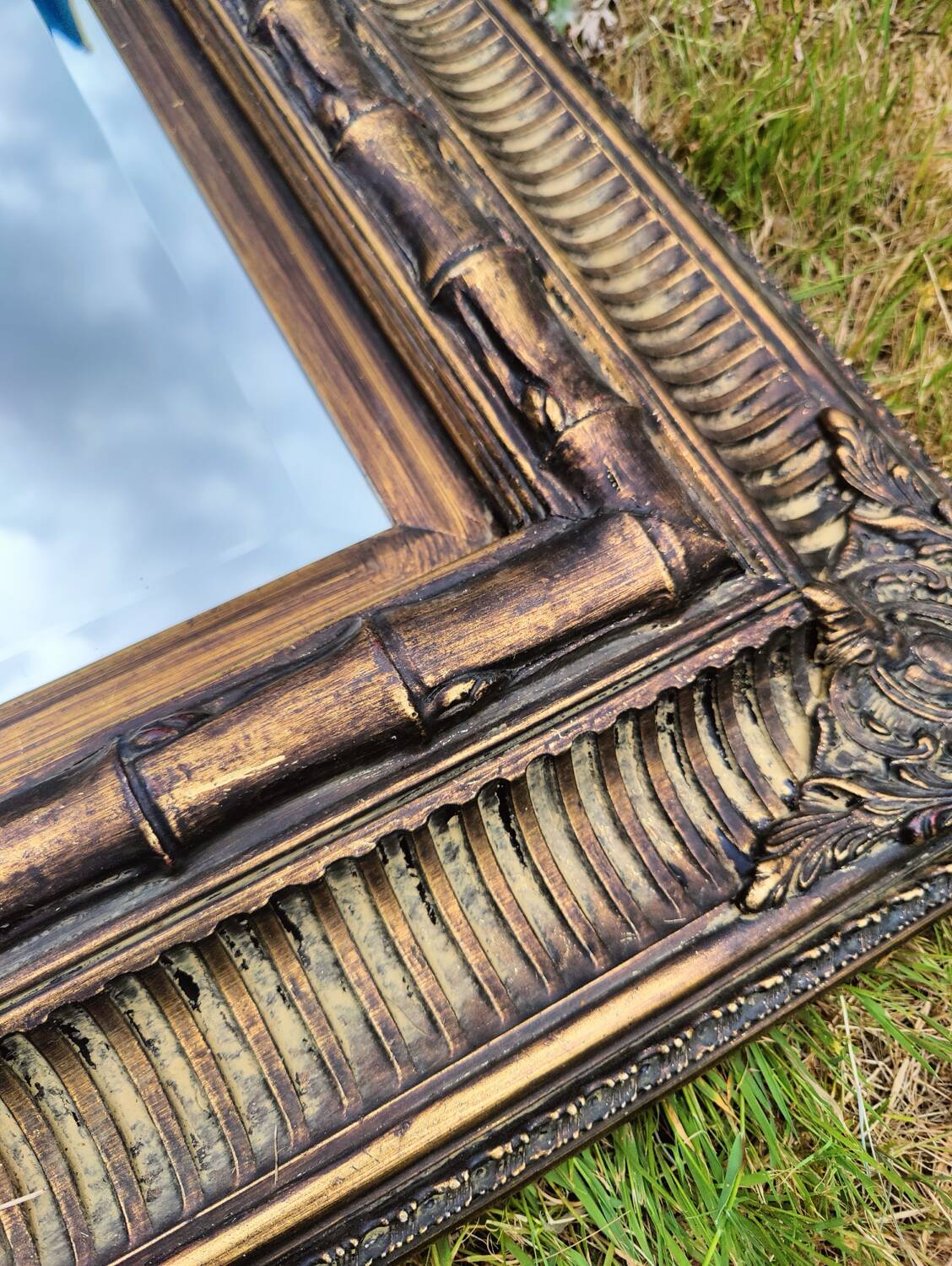 Large antique mirror