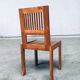 Postmodern Teak Side Chair, France, 1990s