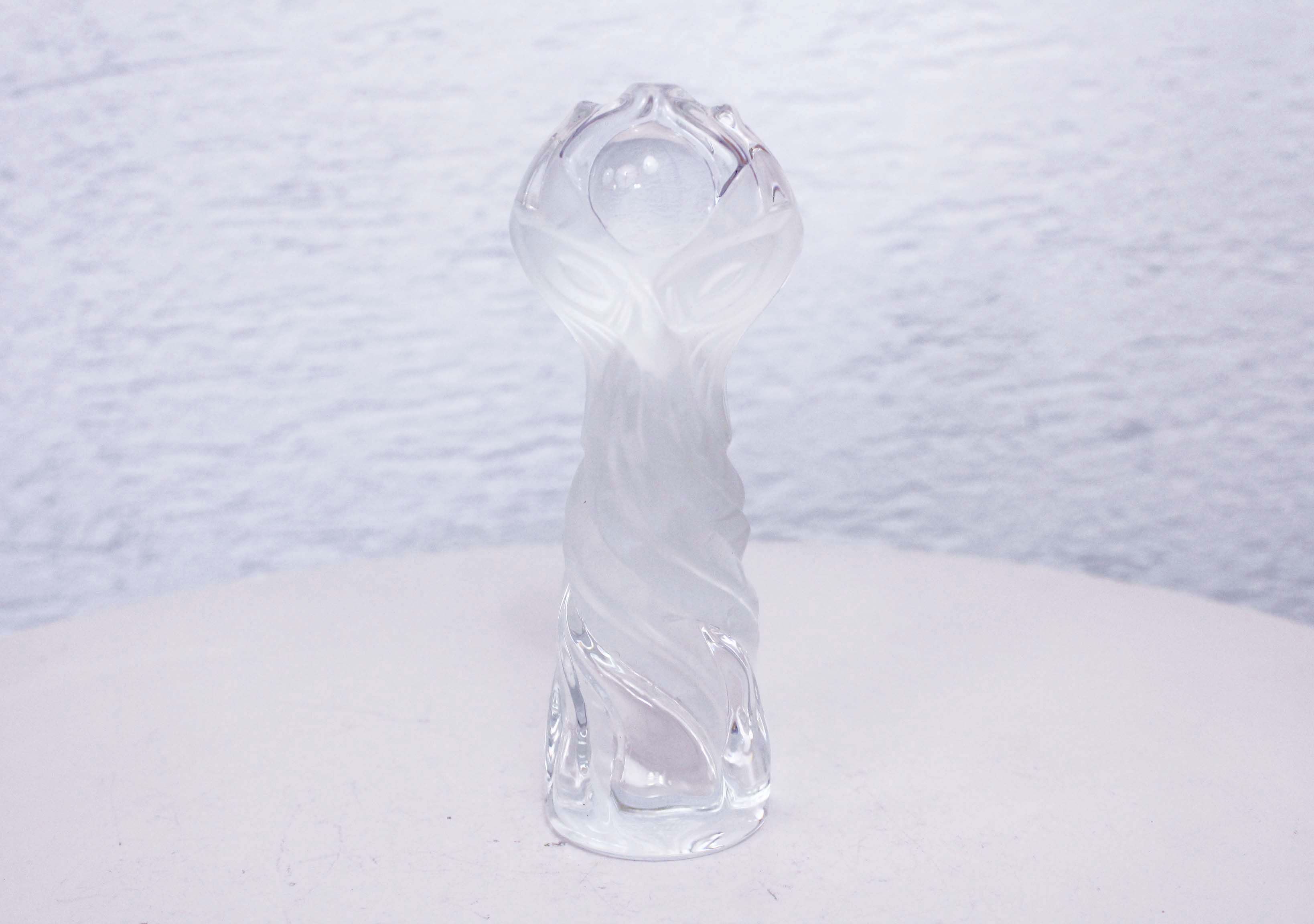 Presse papier  en cristal de Saint Louis