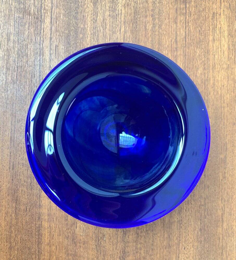 Vintage Swedish glass bowl by Kosta Boda