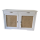 Buffet en bois 2 portes cannage