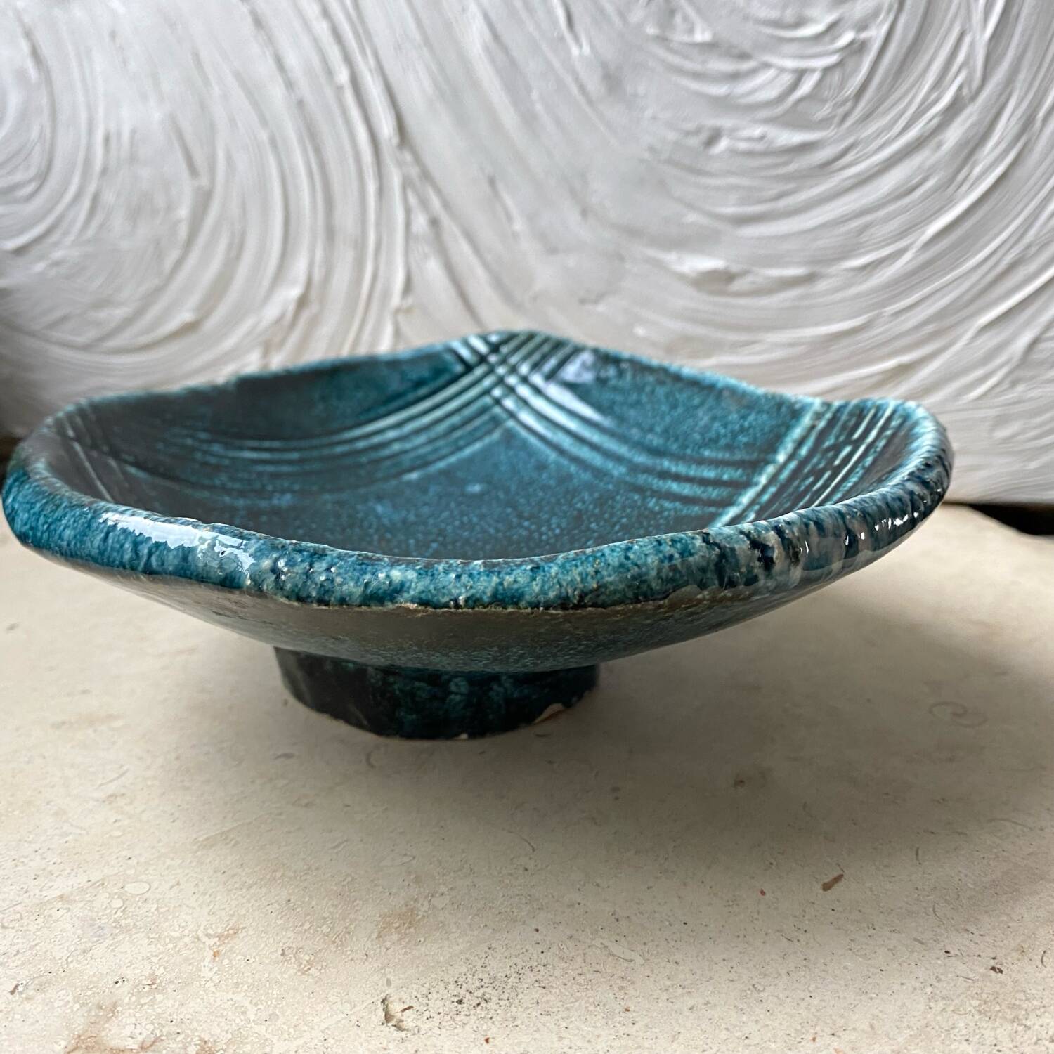 Ceramic trinket tray, vintage craftsmanship