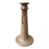 Large La Borne candle holder in sandstone signed