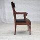 1920-30s, set of 2 armchairs, design after Georges Jacob, carved teak wood.