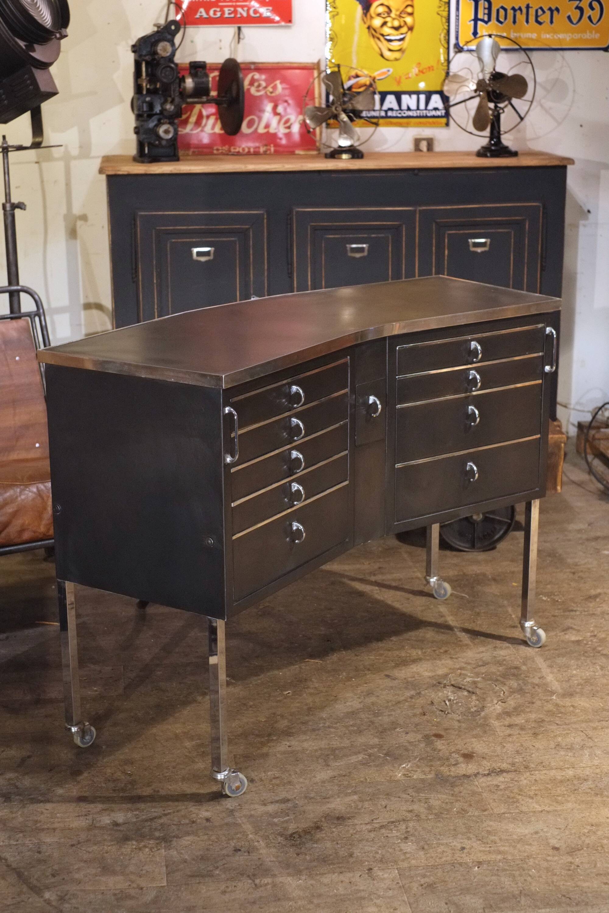 Vintage dentist furniture Gallus 1970