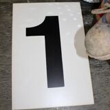 Old industrial plate number 1