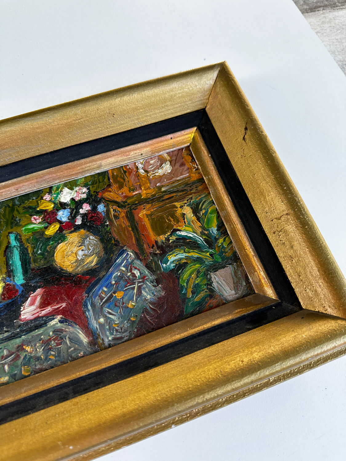 Oil painting painting