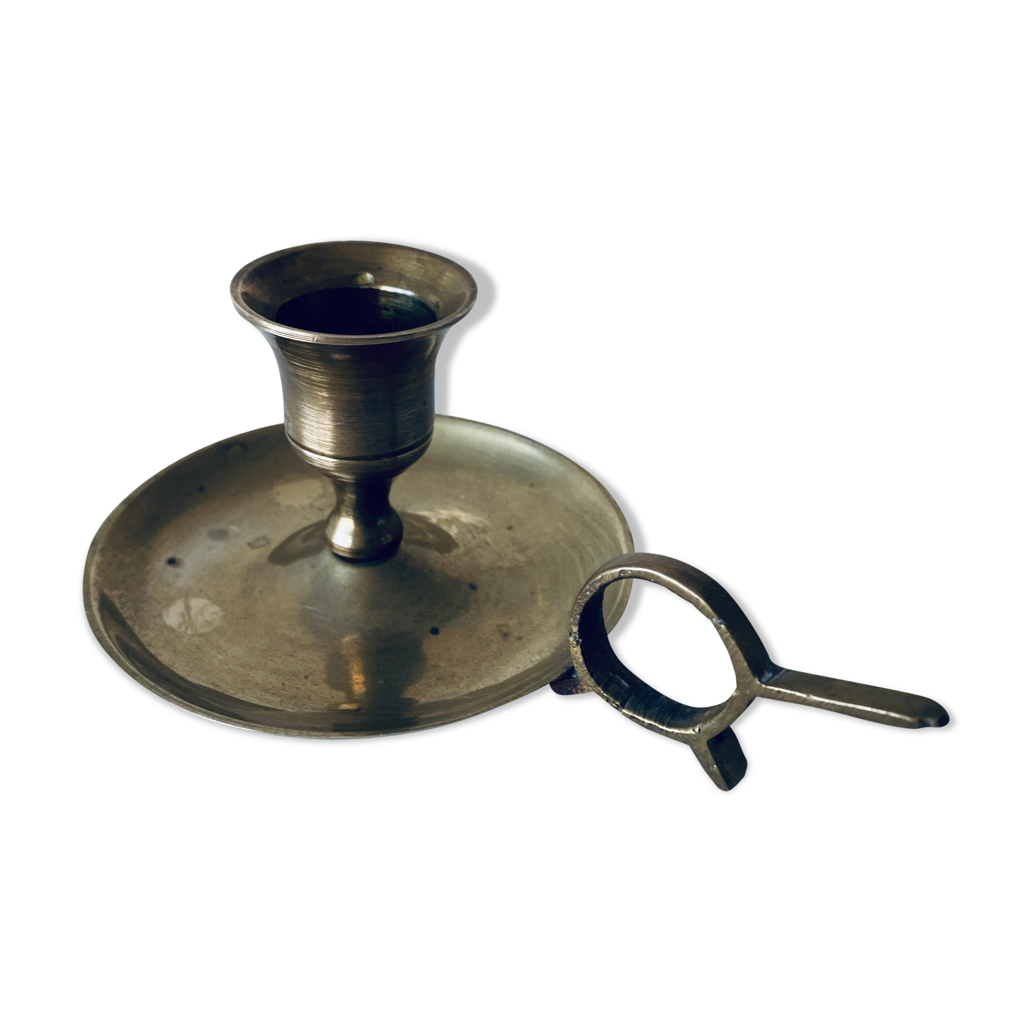 Vintage brass candle holder
