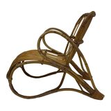 Vintage Rattan Chair Dirk Van Sliedregt Rohe Noordwolde 1960