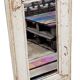 White Mirror Old Teak Wood Patina