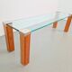 Pioneer T66 Cherry Wood & Glass Side Table from Peter Ghyczy, 1980s
