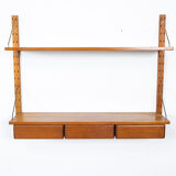 Wall Shelf with drawers by Sven Ellekaer for Albert Hansen, 1950s