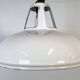 Industrial White Enamel Factory Pendant Lamp from Thorlux, 1960s