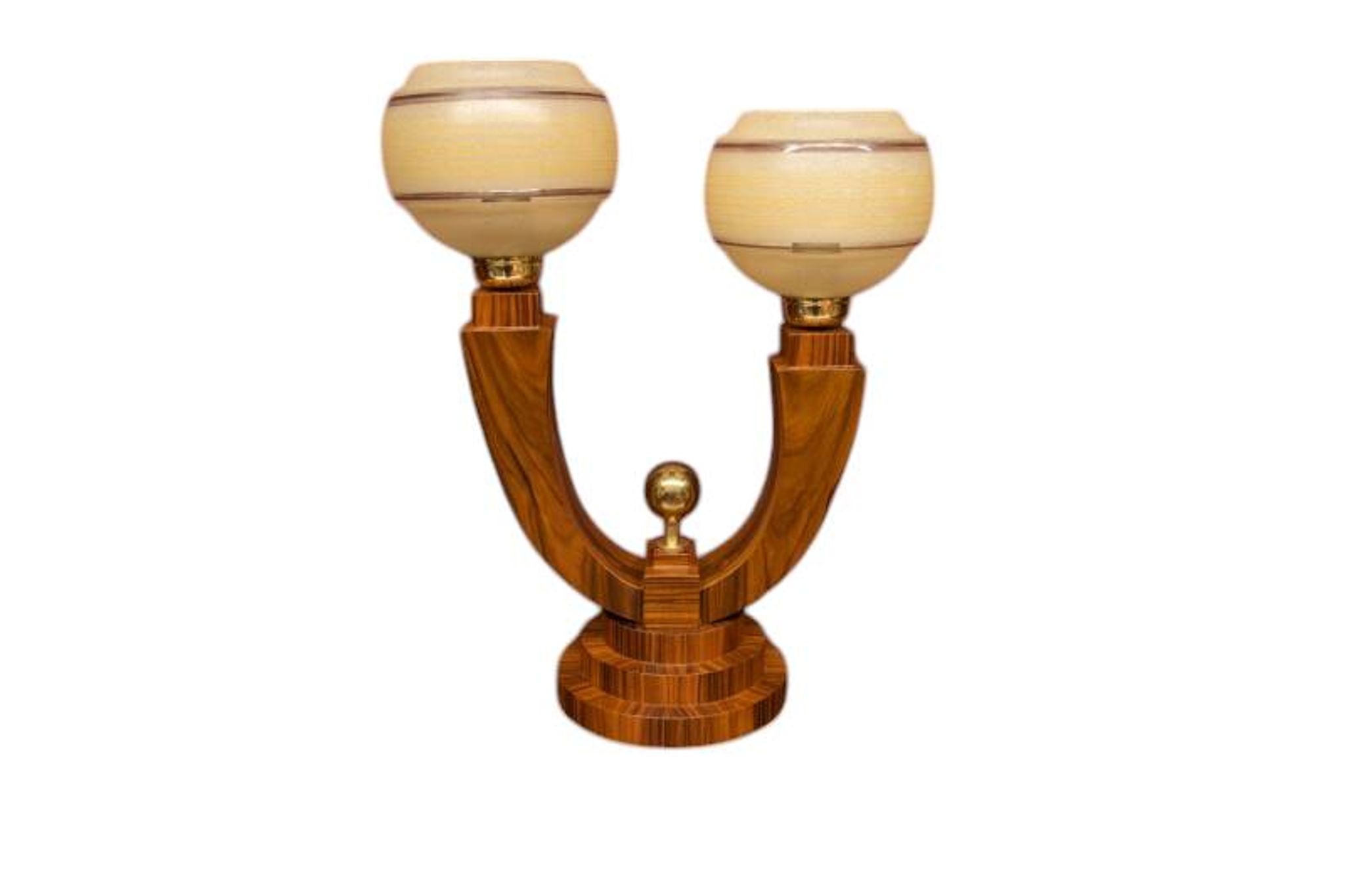 Unique table lamps from the mid-20th century, after renovation.