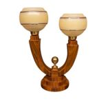 Unique table lamps from the mid-20th century, after renovation.